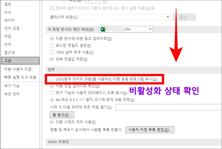 DDE-항목-비활성화-확인